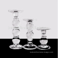 hand pressed taper & pillar glass candle holder